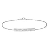 0.47crt Diamond 14k Gold Bracelet