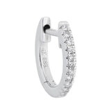 Diamond Mini Cartilage Huggie Earring 14K