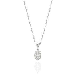 0.37 cts Diamond 14k Gold Necklace