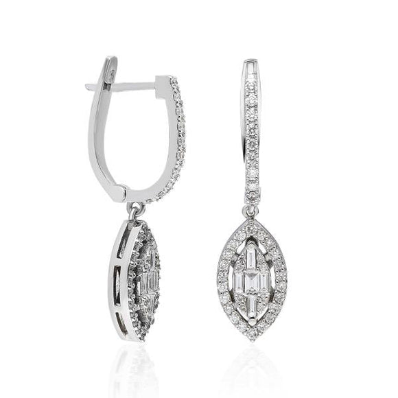 0.60crt Diamond 14k Gold Earring