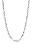 5.35Ct Diamond Tennis Necklace Three Prong