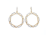 0.82Ct Diamond 14K Yellow Gold Earring