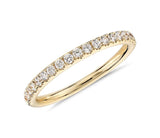 Fishtail-Set 0.40ct. t.w. Diamond Eternity 14K Gold Band Ring