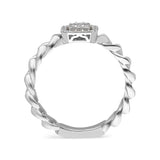 0.26Ct Diamond 14K White Gold Ring