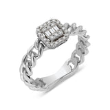 0.26Ct Diamond 14K White Gold Ring