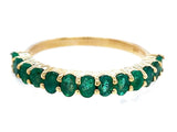 1.72 Ct Oval shaped Emerald Ring 14K gold