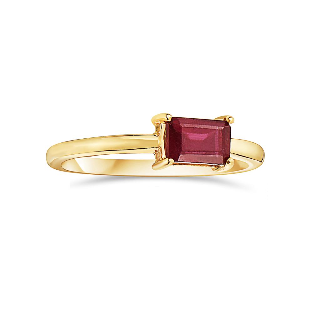 Ruby Ring 1.24 Ct. 14K Yellow Gold | The Natural Ruby Company