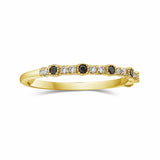 0.28Ct.diamonds 0.06Ct. Sapphire Band Ring