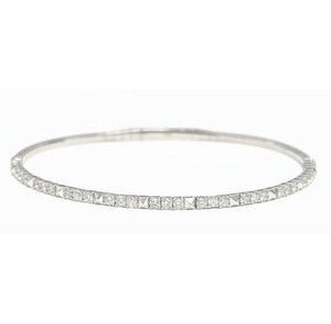 0.95Ct Diamond Flexible Bangle