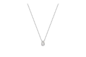 0.09crt Diamond 14k Gold Necklace